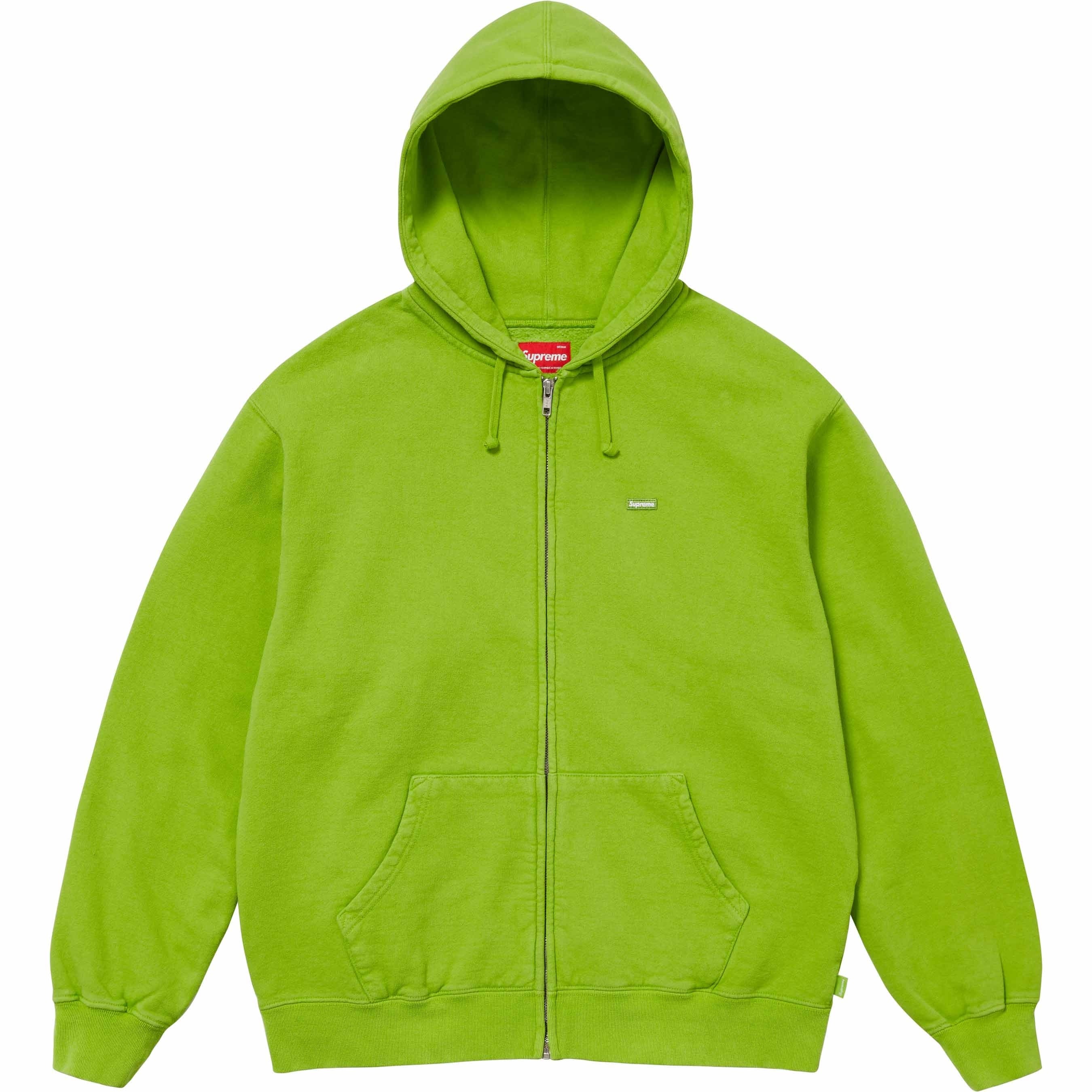 Overdyed Small Box Zip Up Hooded Sweatshirt view 12